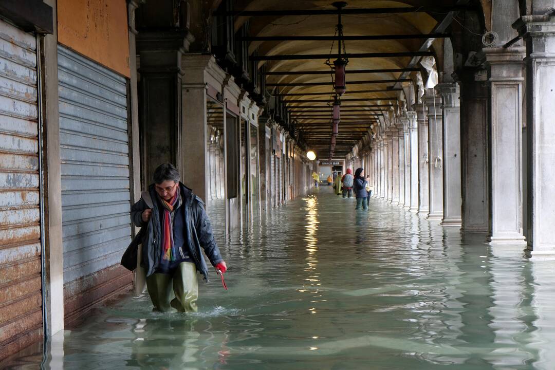 Veneciją užliejo potvynis