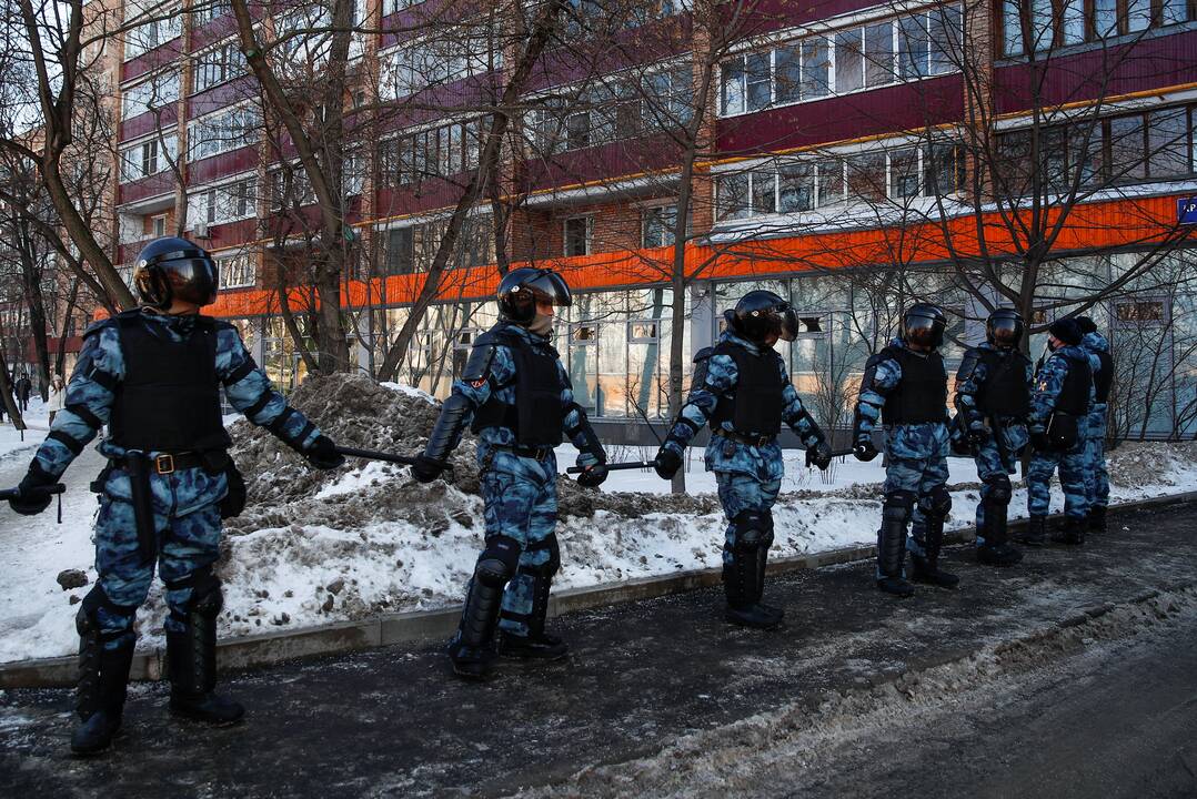 Maskvos teisme sprendžiama dėl A. Navalno laisvės atėmimo bausmės