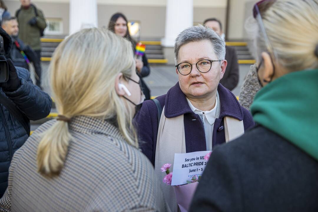 Už LGBTQ teises kovojanti R. Račienė susitiko su prezidentu