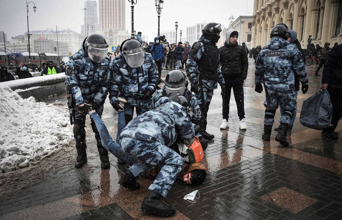 Masinės demonstracijos Rusijoje