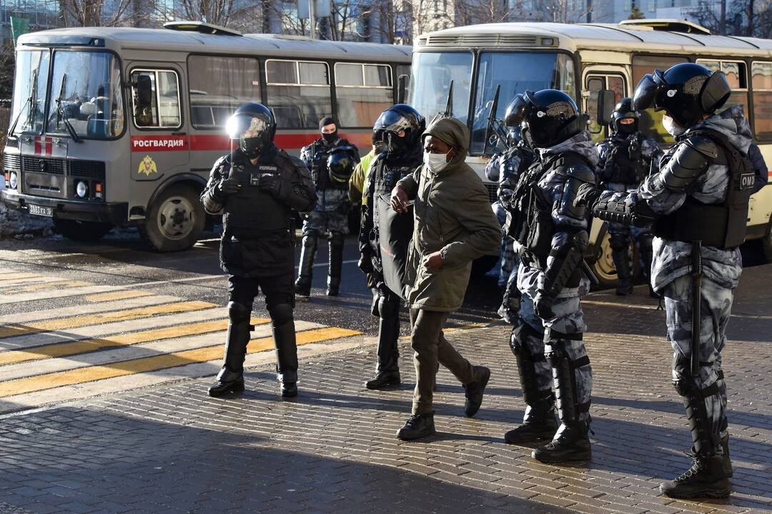 Maskvos teisme sprendžiama dėl A. Navalno laisvės atėmimo bausmės