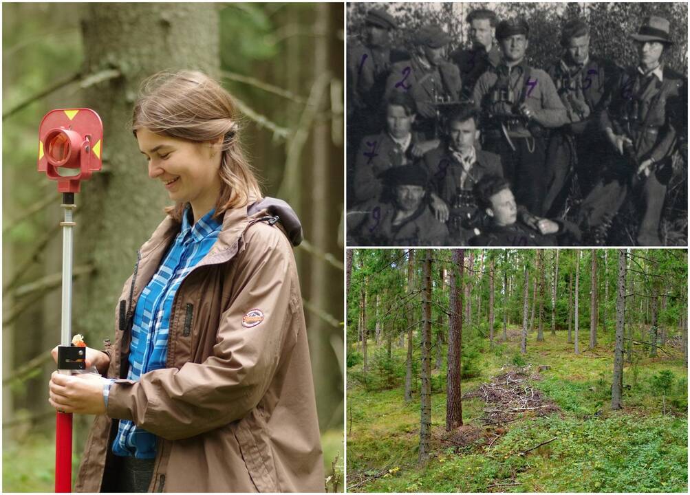 Archeologai surengė ekspediciją vietovėje, kurioje buvo ruošiami partizanai