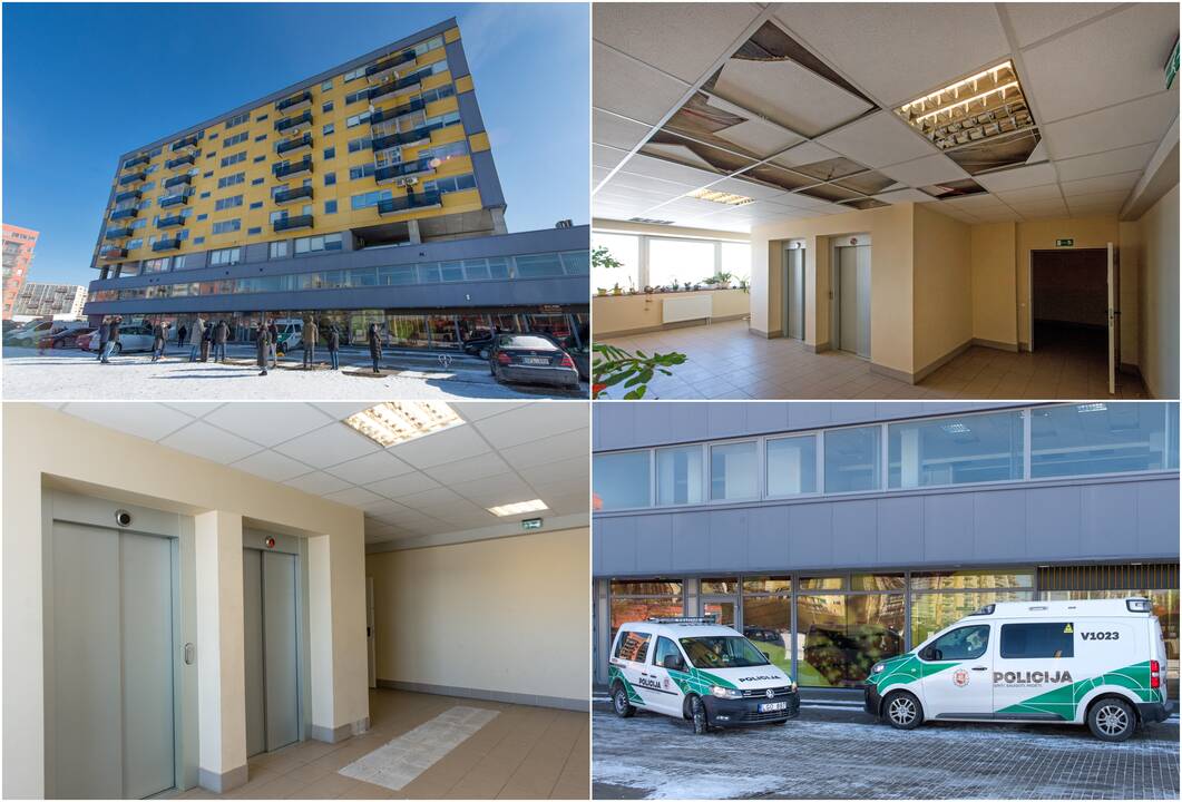 Evakuotas sostinės daugiabutis
