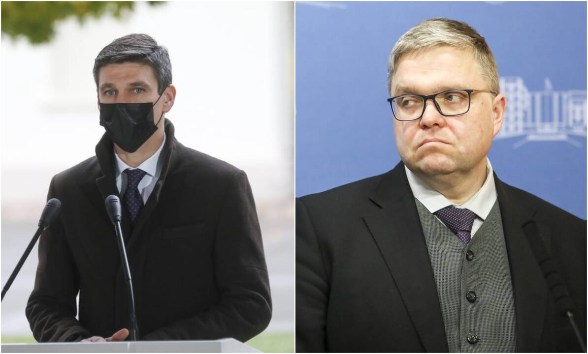 Simonas Krėpšta ir Vitas Vasiliauskas