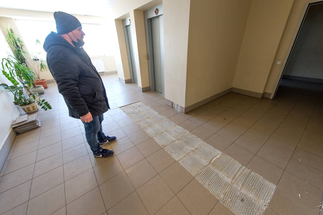Evakuotas sostinės daugiabutis