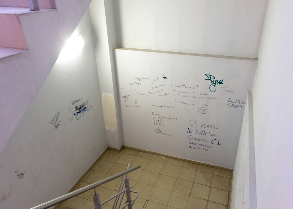 Evakuotas sostinės daugiabutis