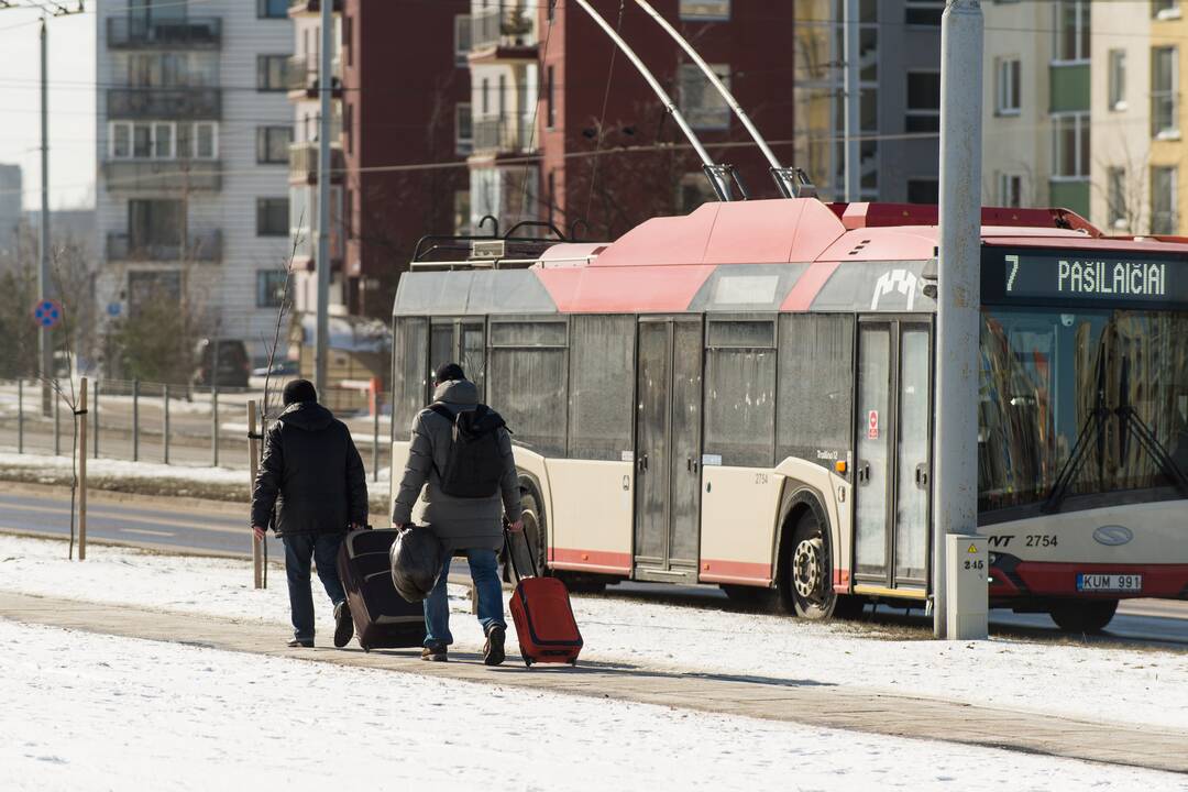 Evakuotas sostinės daugiabutis