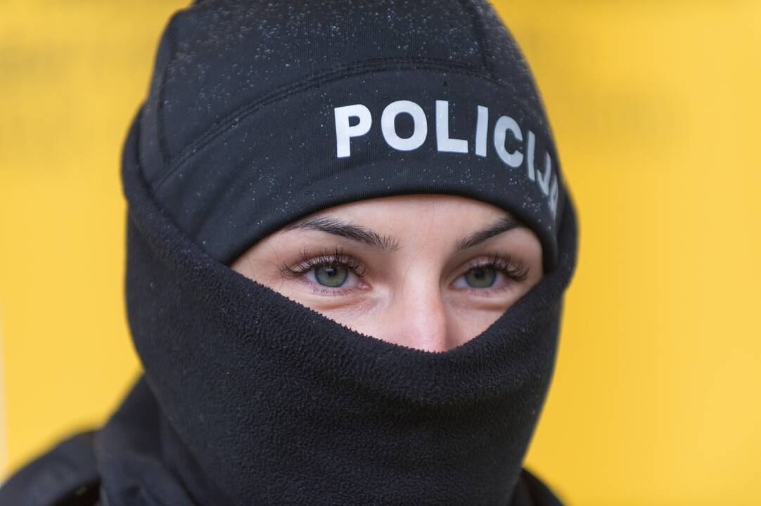 Protesto akcija Vilniuje prieš ribojimus nepasiskiepijusiems