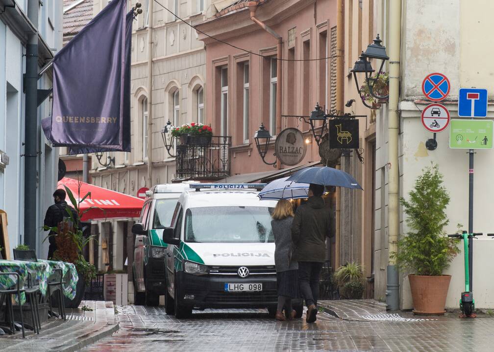 Protesto akcija Vilniuje prieš ribojimus nepasiskiepijusiems