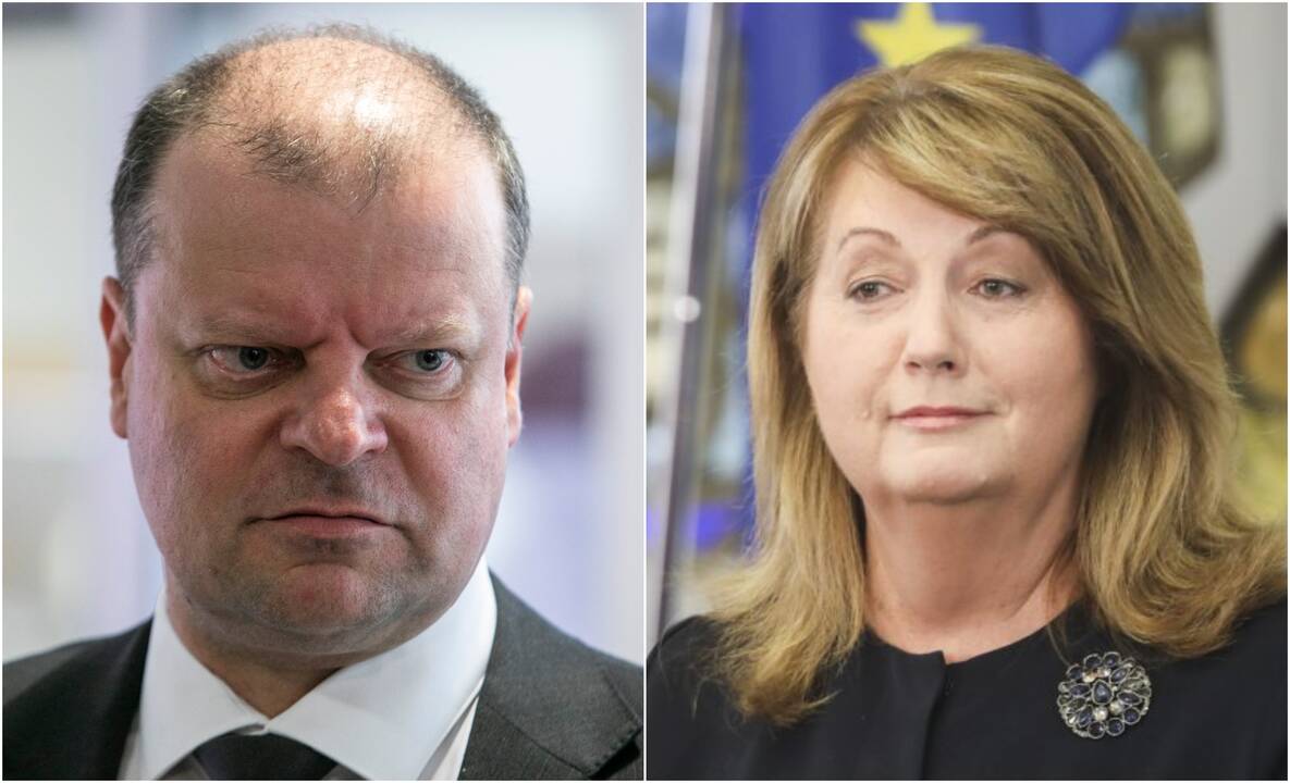 Saulius Skvernelis ir Vilija Blinkevičiūtė