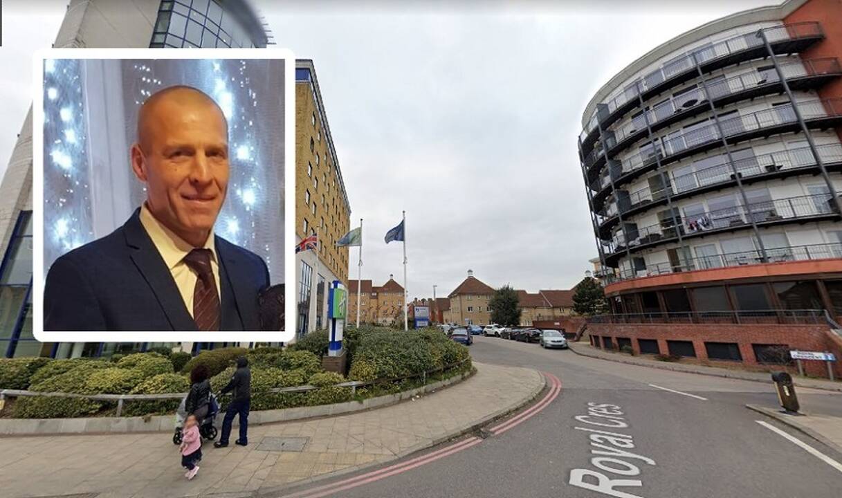 E. Barakauskas ir Londono vieta, kurios apylinkėse jis matytas paskutinį kartą