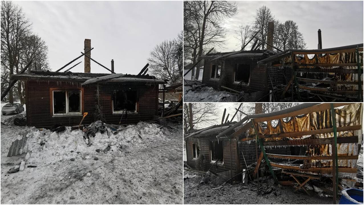 Gaisras Kaišiadorių rajone šeimą paliko be nieko: meldžia pagalbos