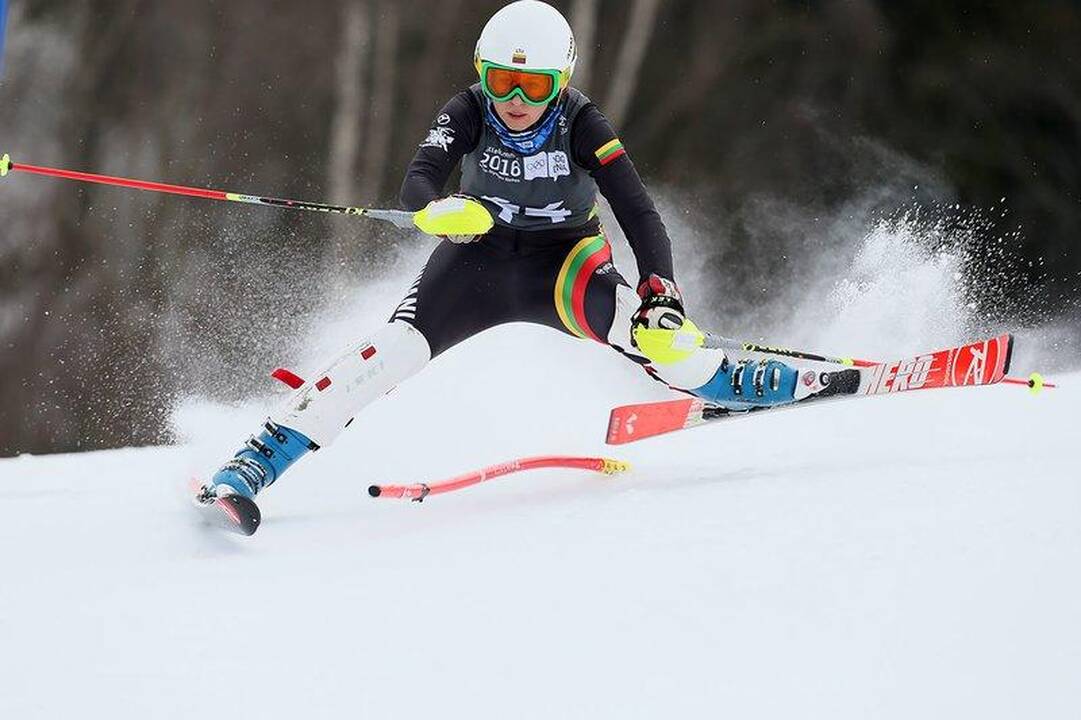 Išbandymas: Lietuvos jaunieji olimpiečiai išmėgins jėgas kalnų slidinėjimo varžybose.
