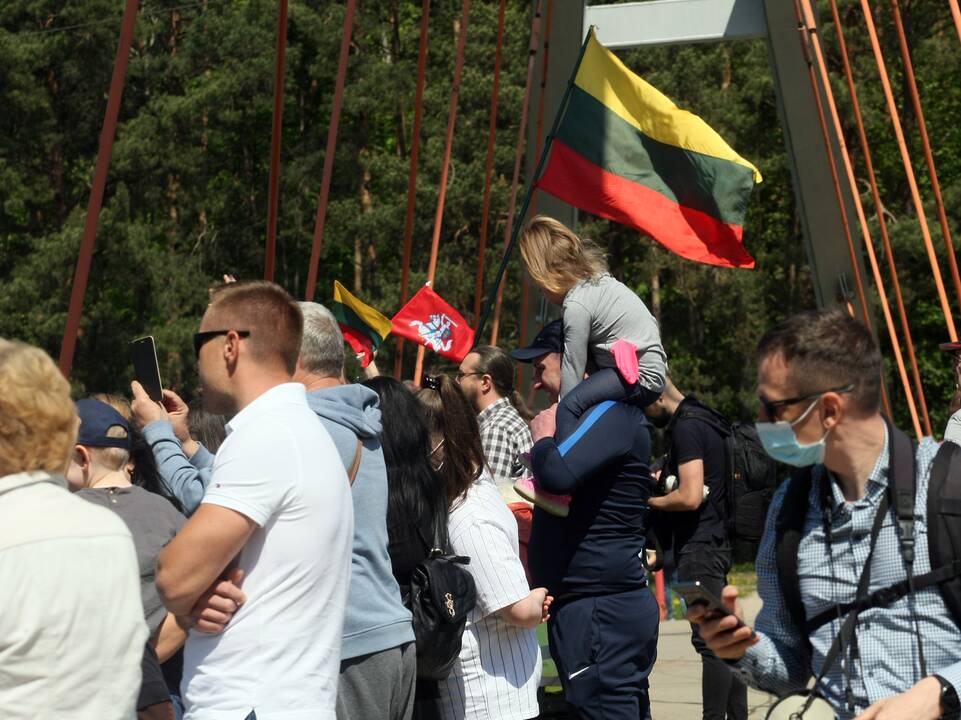 Kauniečiai prisijungė prie bendros „Didžiojo šeimos gynimo maršo“ kolonos
