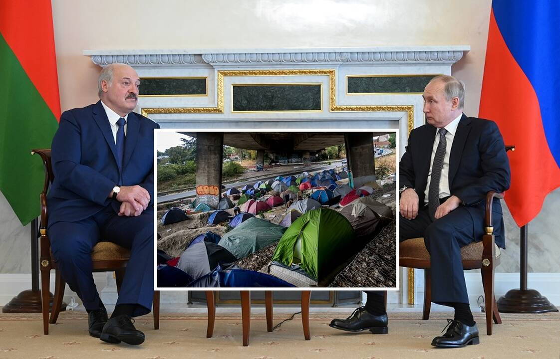 Aliaksandras Lukašenka ir Vladimiras Putinas