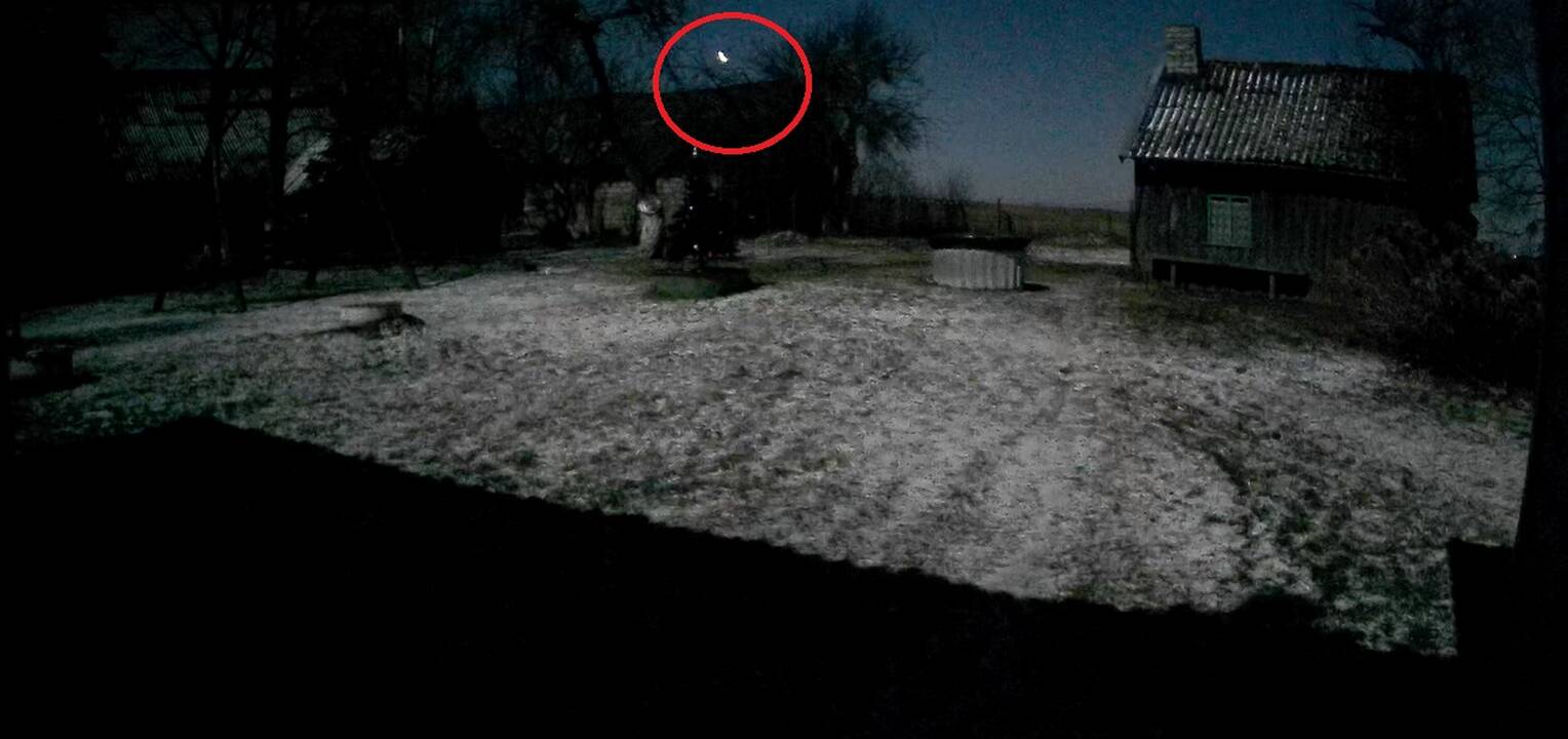 Dangų perskrodęs meteoras nustebino palangiškę: viskas įvyko žaibiškai