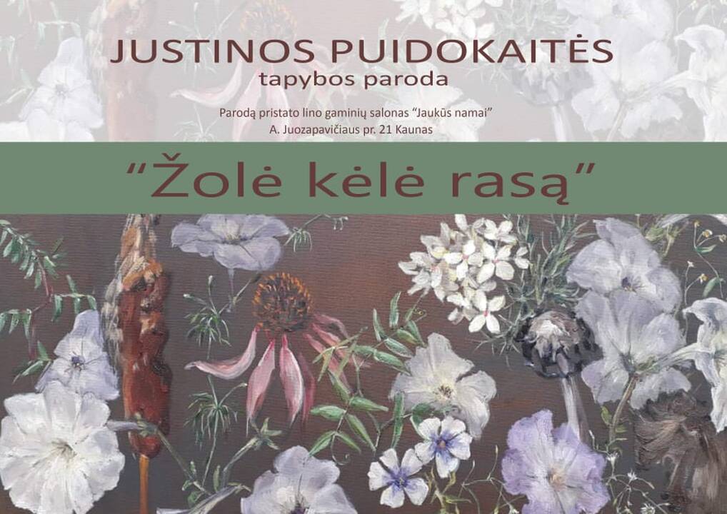 Specifika: įkvėpimo floristiniams natiurmortams J.Puidokaitė semiasi iš senųjų flamandų ir italų meistrų tapybos, liaudies meno, gamtos gaivališkumo.