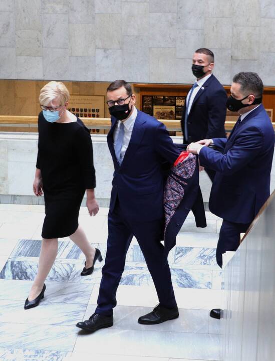 Lietuvoje vieši Lenkijos premjeras M. Morawieckis