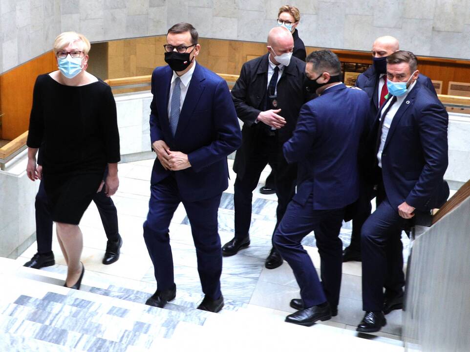 Lietuvoje vieši Lenkijos premjeras M. Morawieckis
