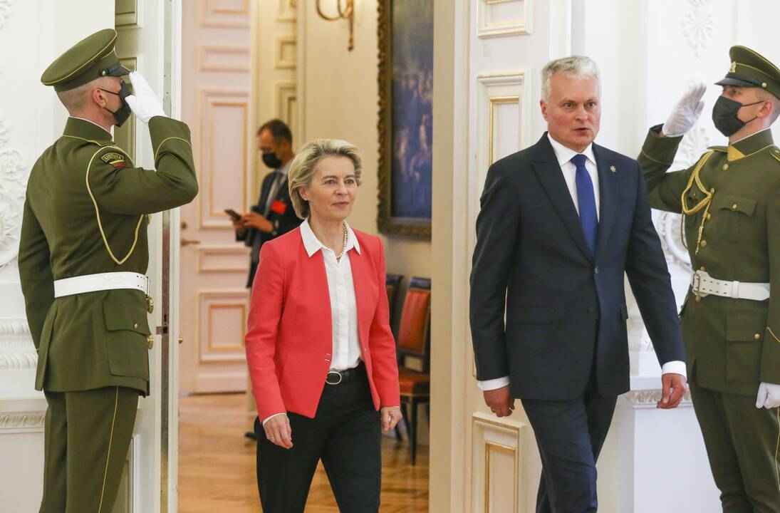 U. von der Leyen ir G. Nausėdos susitikimas