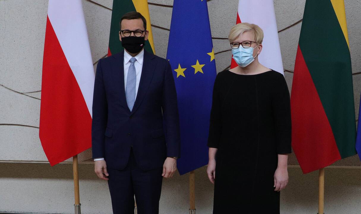 Lietuvoje vieši Lenkijos premjeras M. Morawieckis