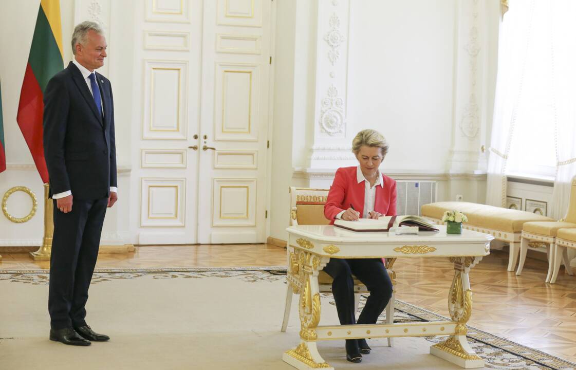 U. von der Leyen ir G. Nausėdos susitikimas
