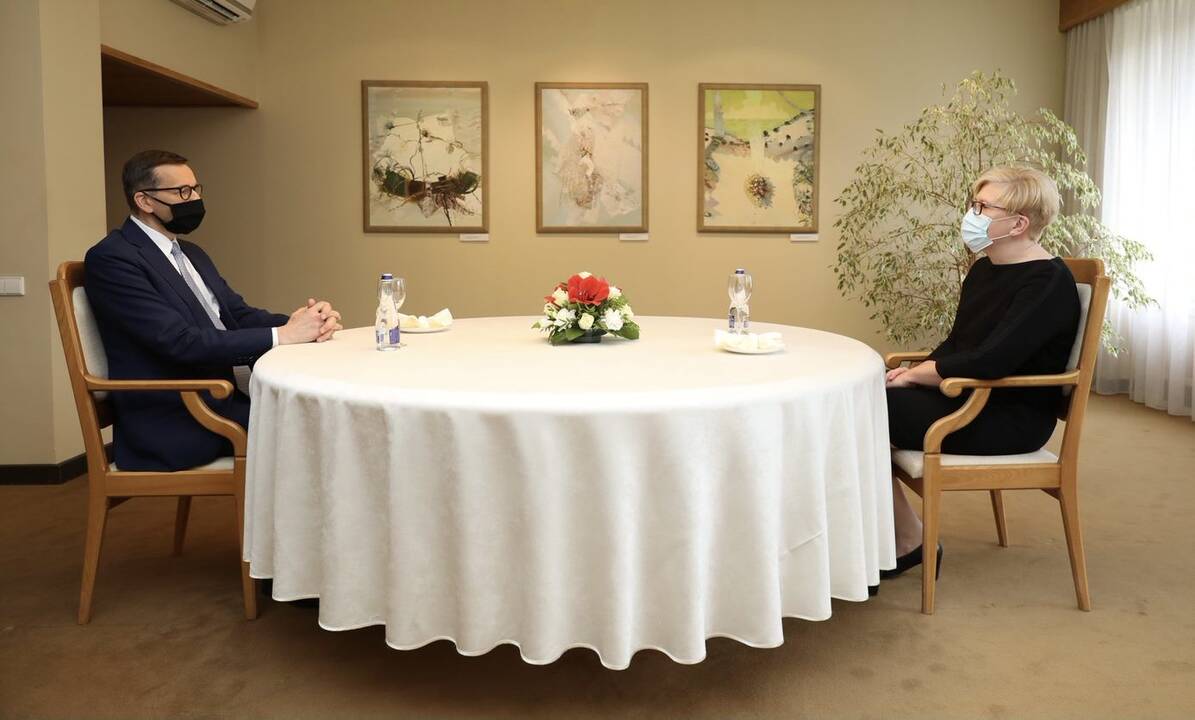 Lietuvoje vieši Lenkijos premjeras M. Morawieckis