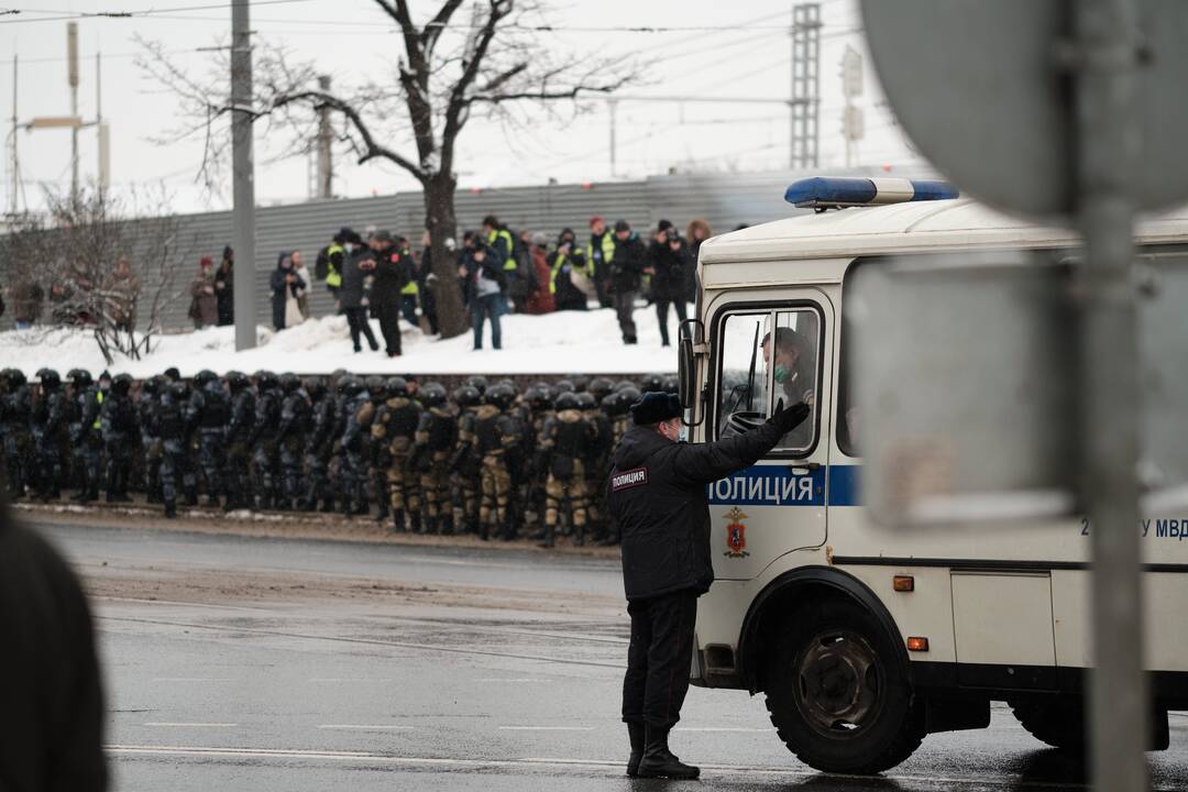 Masinės demonstracijos Rusijoje