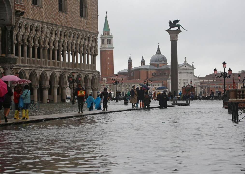 Veneciją užliejo potvynis