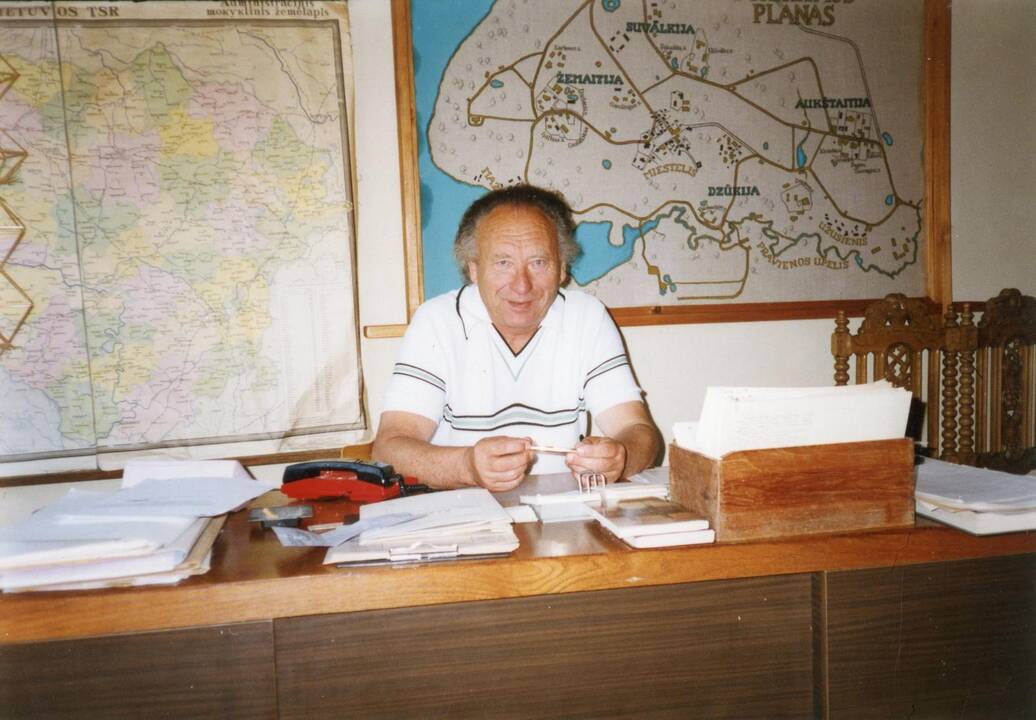 Veteranas: muziejuje V.Stanikūnas dirbo keturis dešimtmečius, nuo pat jo įkūrimo dienos.