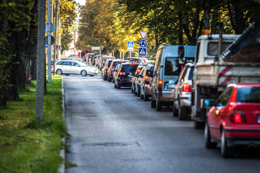 Spūstys uždarius A. Baranausko g.