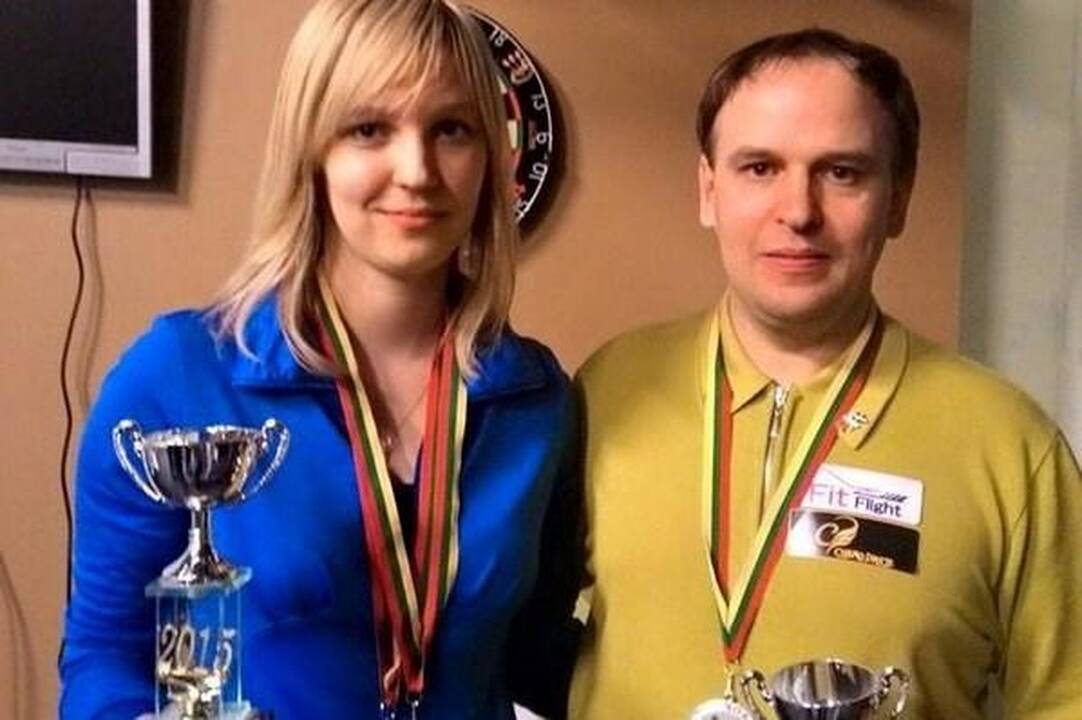 Vyrų komanda - nugalėtoja. S.Kazakauskas, R.Aniulis, T.Riaubiškis ir D.Labanauskas.