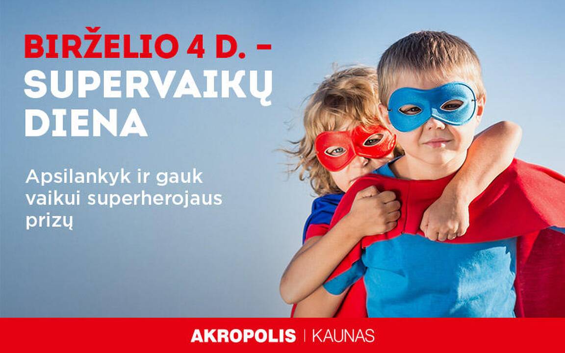 Supervaikų šeštadienis: smagios užduotys ir prizai