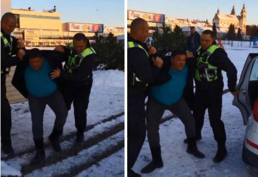 Policininkų iš vyninės ištemptas V. Cololo: prisidirbau