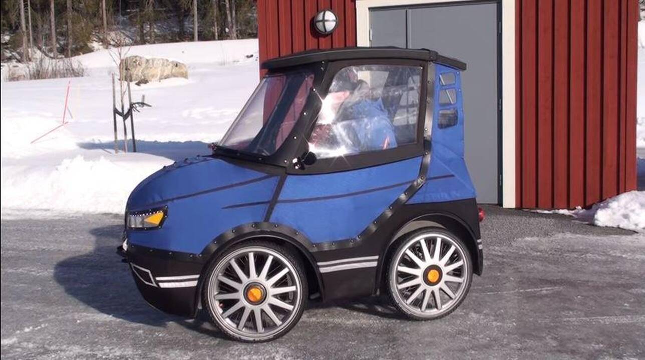 Švedas sukūrė dviratį-automobilį bet kokioms oro sąlygoms