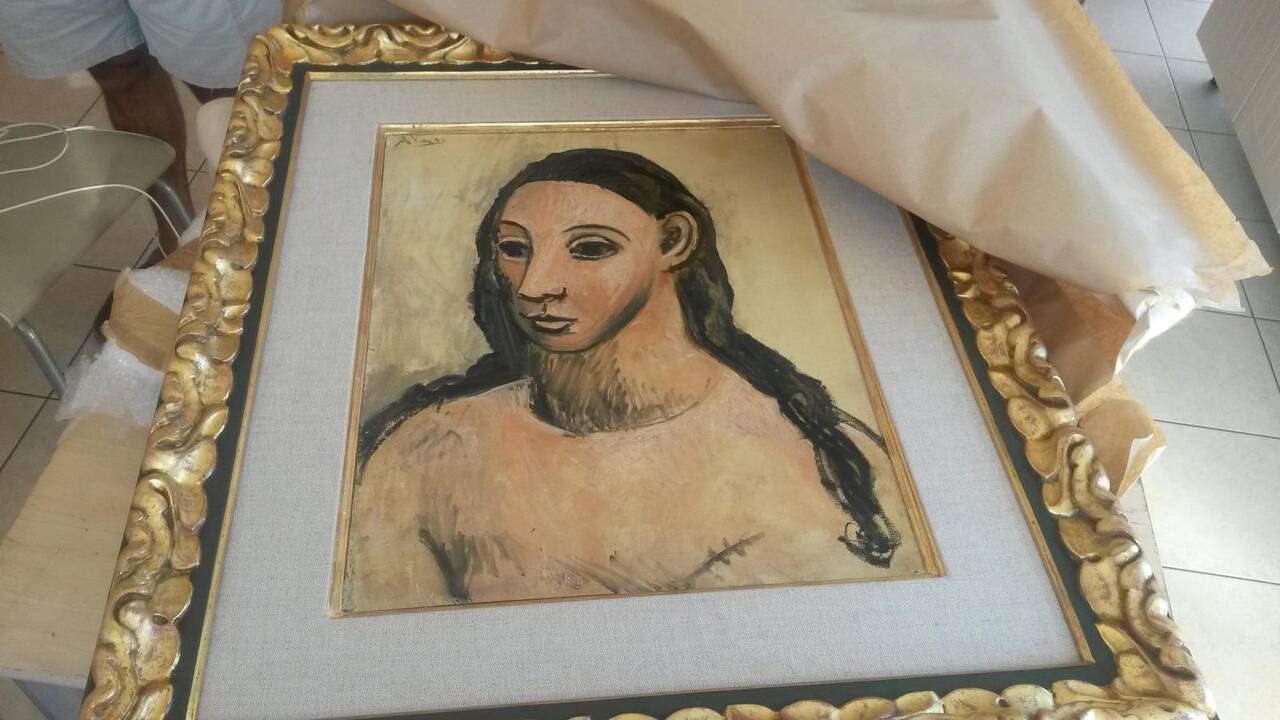 Prancūzijos muitininkai konfiskavo 25 mln. eurų vertės Picasso paveikslą