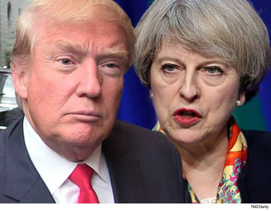 Donaldas Trumpas ir Theresa May