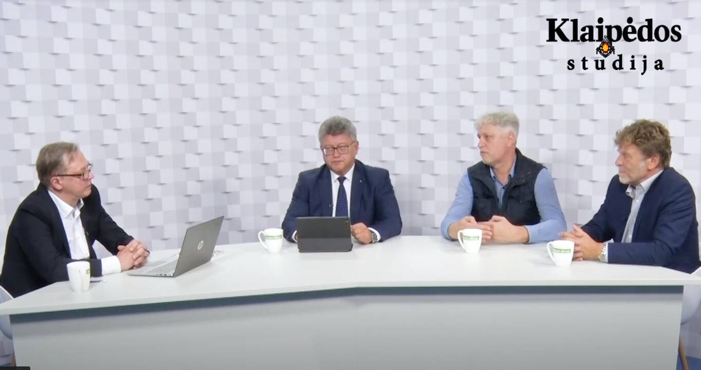 Klaipėdos bendruomenių asociacijos atstovas Gintaras Ramašauskas, Lietuvos žaliųjų partijos pirmininkas Remigijus Lapinskas ir architektas Edmundas Benetis.