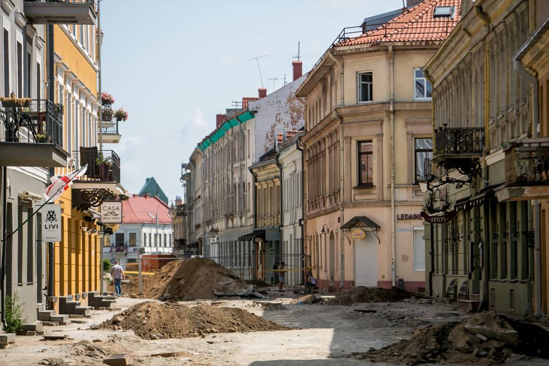 Vilniaus gatvės rekonstrukcija pažėrė pirmuosius lobius