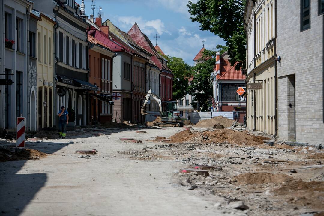 Vilniaus gatvės rekonstrukcija pažėrė pirmuosius lobius