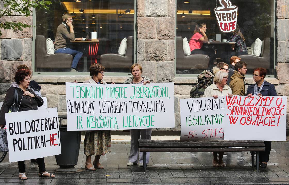 Mitingas tautinių mažumų mokykloms apginti