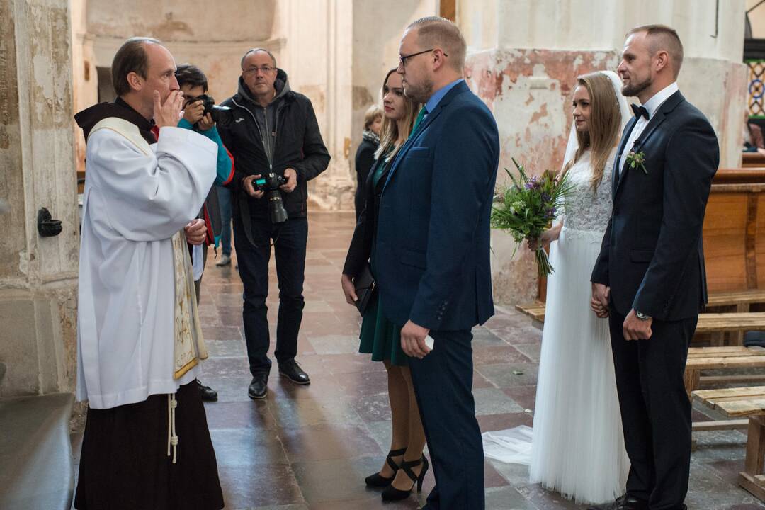 Olimpiečių Vaidos Žūsinaitės ir Ričardo Nekriošiaus vestuvės  