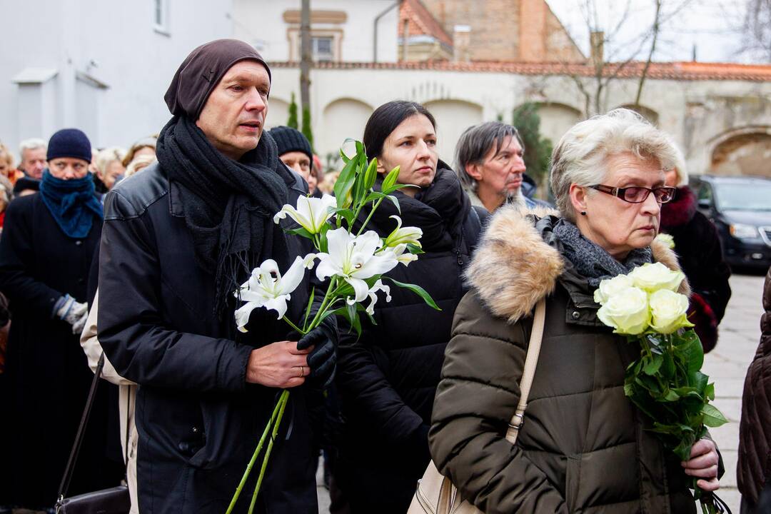 Atsisveikinimas su E. Nekrošiumi „Meno Forto“ salėje