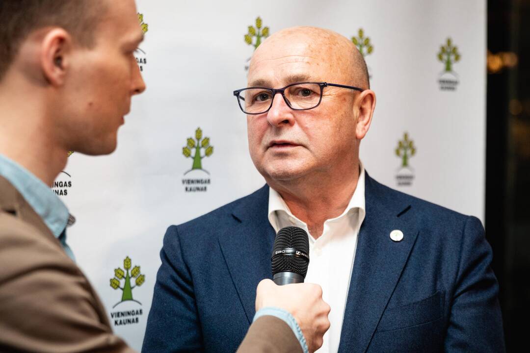 V. Matijošaitis švenčia triuškinančią pergalę Kaune