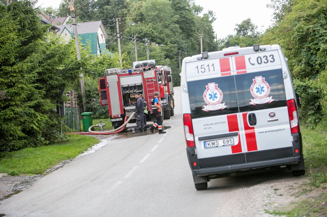Gyvenamojo namo gaisras Aleksote