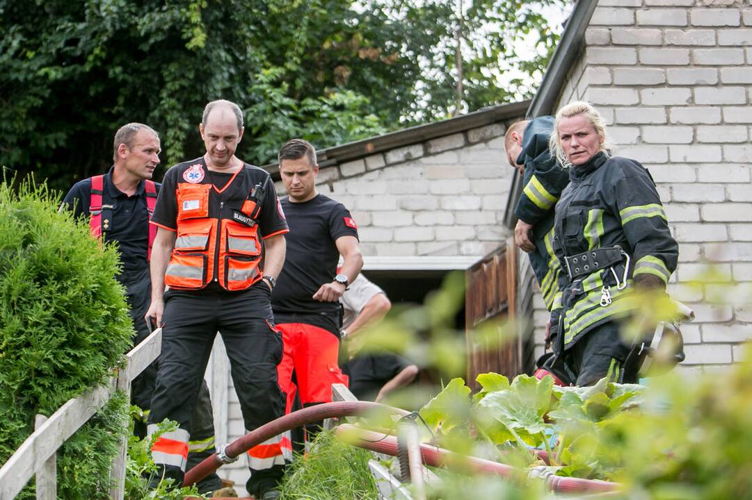 Gyvenamojo namo gaisras Aleksote