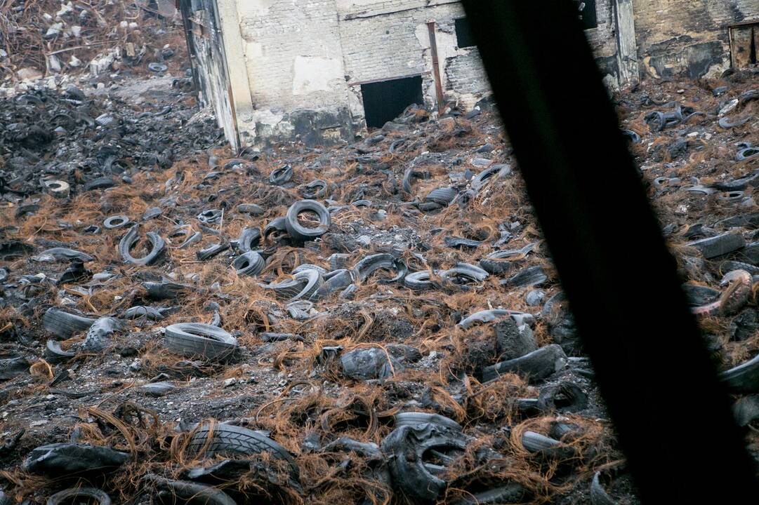 Gaisro nuniokota „Ekologistika“ praėjus dviem mėnesiams po nelaimės