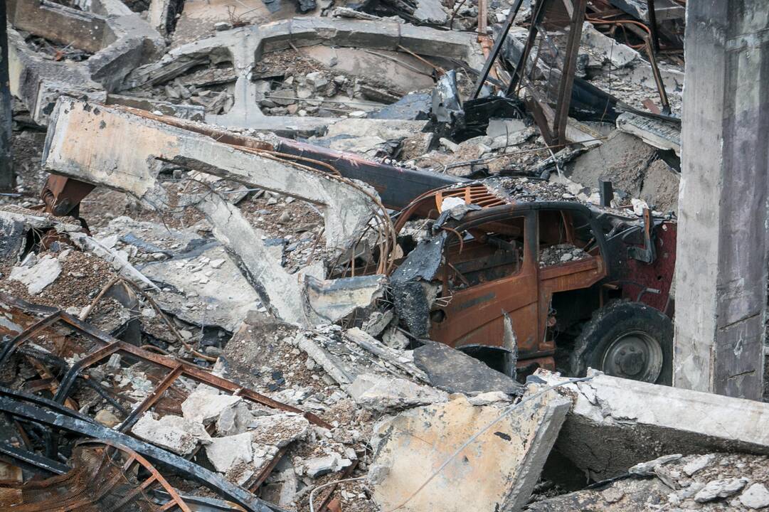 Gaisro nuniokota „Ekologistika“ praėjus dviem mėnesiams po nelaimės