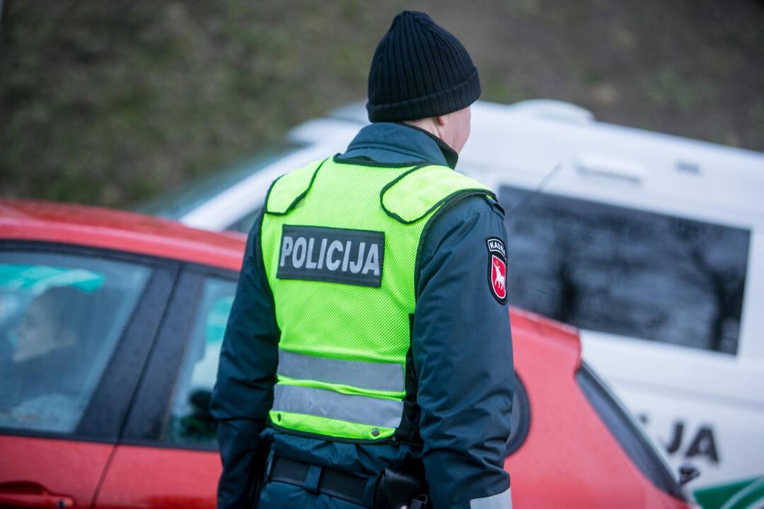 Pareigūnų reidas Europos prospekte