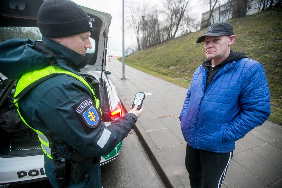 Pareigūnų reidas Europos prospekte